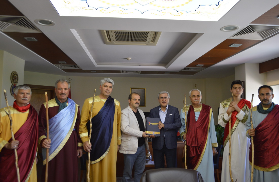 Rektör Can, Afşin Ashab-ı Kehf Gönül Elçileri Derneği Üyelerini Kabul Etti