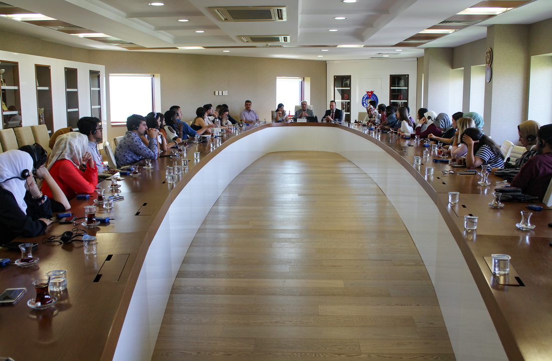 Üniversitemiz Rektörü Can, 34 Ülkenin Kültür Elçilerini Ağırladı