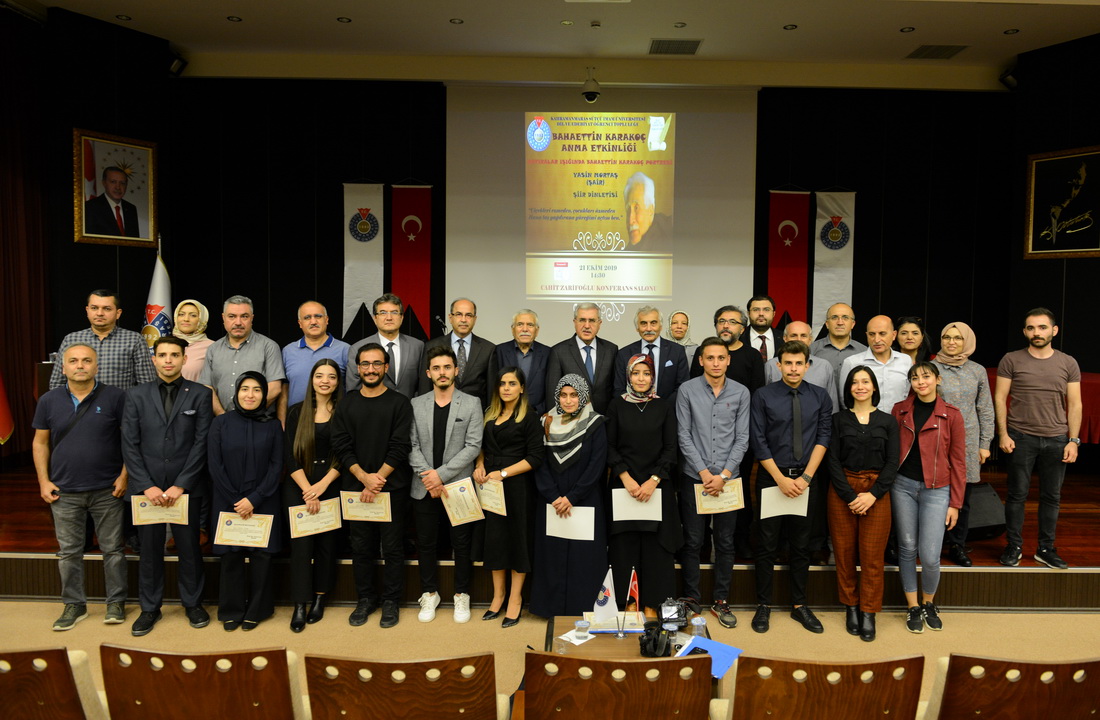 KSÜ, Türk Edebiyatının Beyaz Kartalı Bahaettin Karakoç’u Vefatının 1’inci Yılında Şiirle Yâd Etti