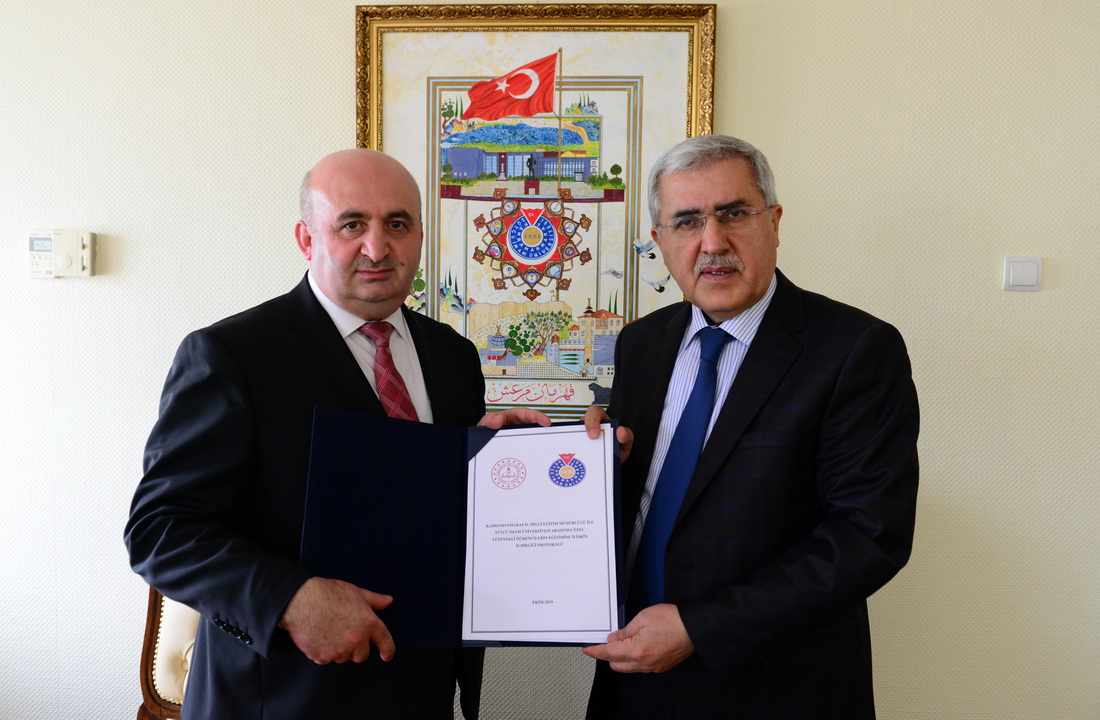 Üniversitemiz ve Kahramanmaraş İl MEM Arasında Özel Yetenekli Öğrencilerin Eğitimine İlişkin İşbirliği Protokolü İmzalandı