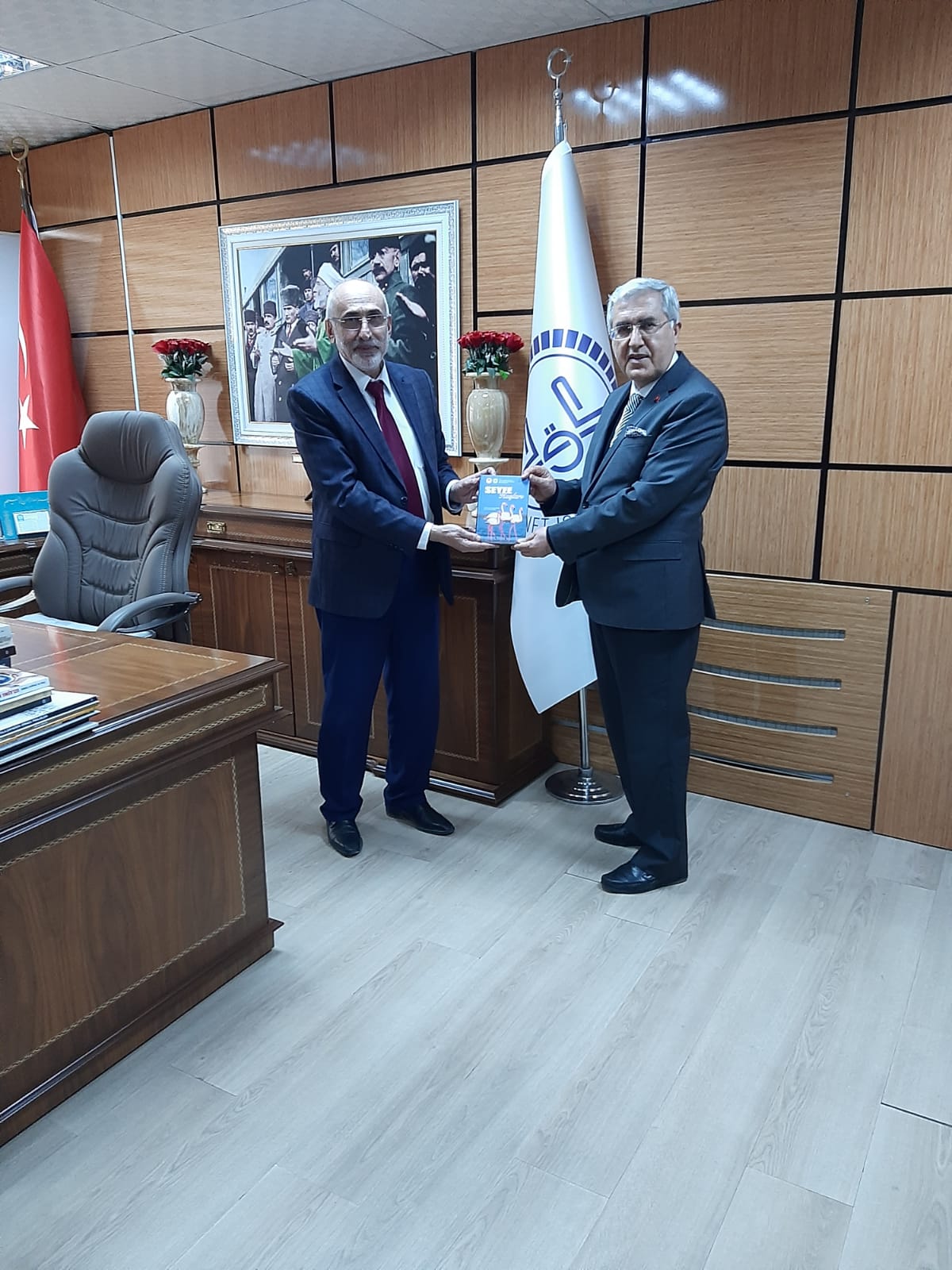 KSÜ Rektörü Prof. Dr. Niyazi Can, Kahramanmaraşlı Hemşehrimiz Kırşehir İl Müftüsü Mehmet Yaman’ı Makamında Ziyaret Etti