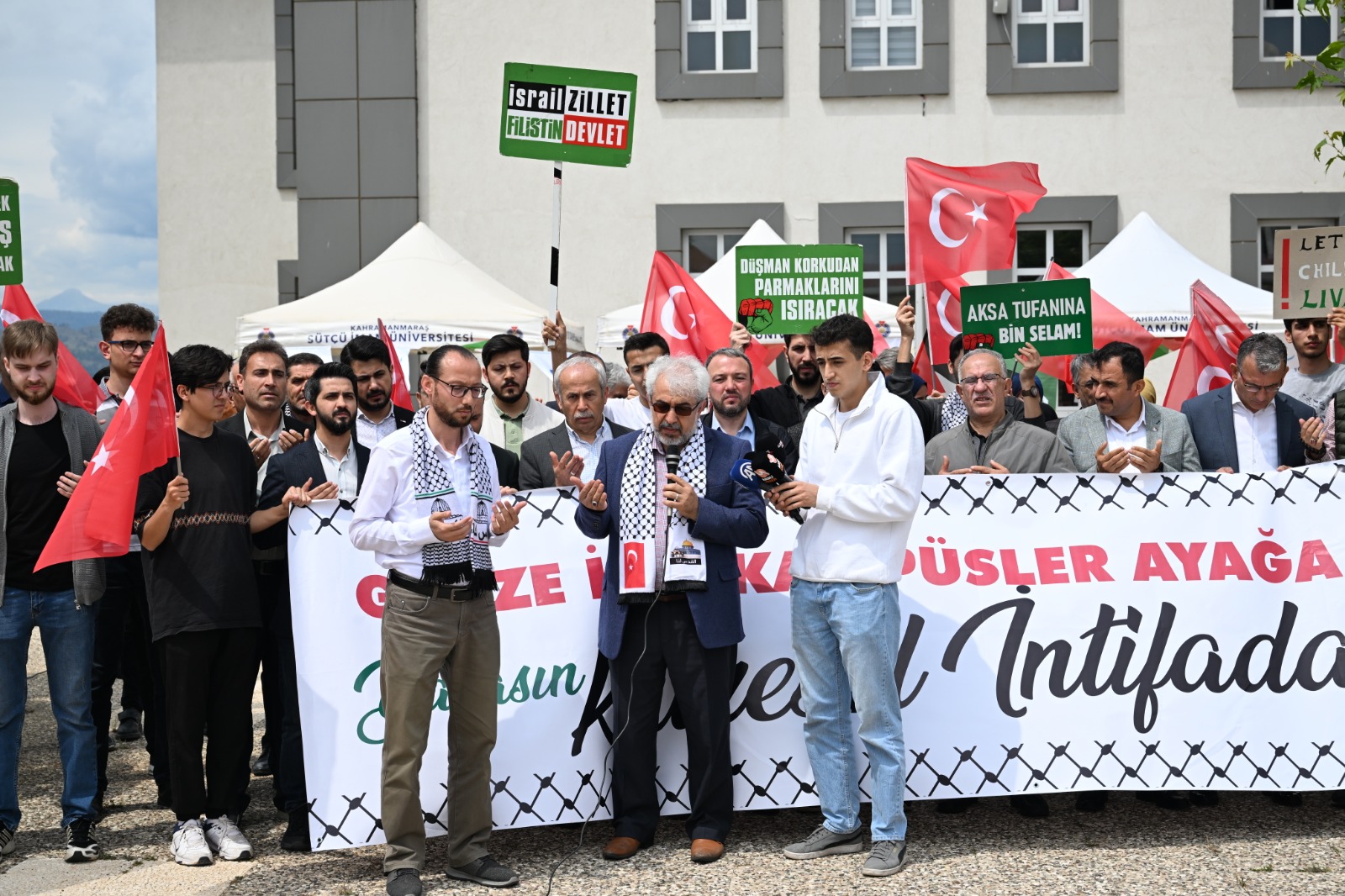 KSÜ’lü Öğrencilerin Filistin Halkına Olan Desteği Devam Ediyor