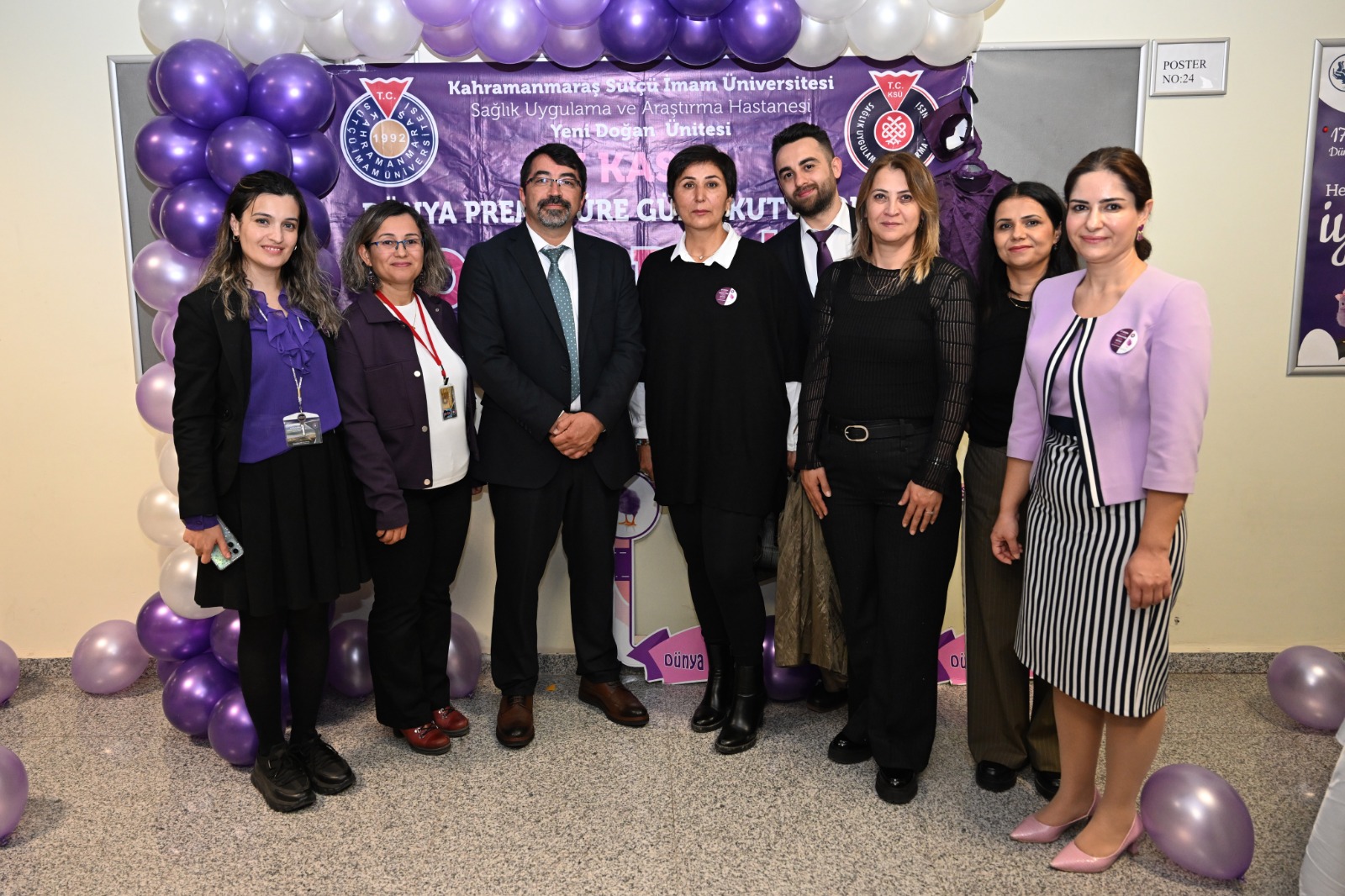 KSÜ’de 17 Kasım Dünya Prematüre Günü Etkinliği Düzenlendi