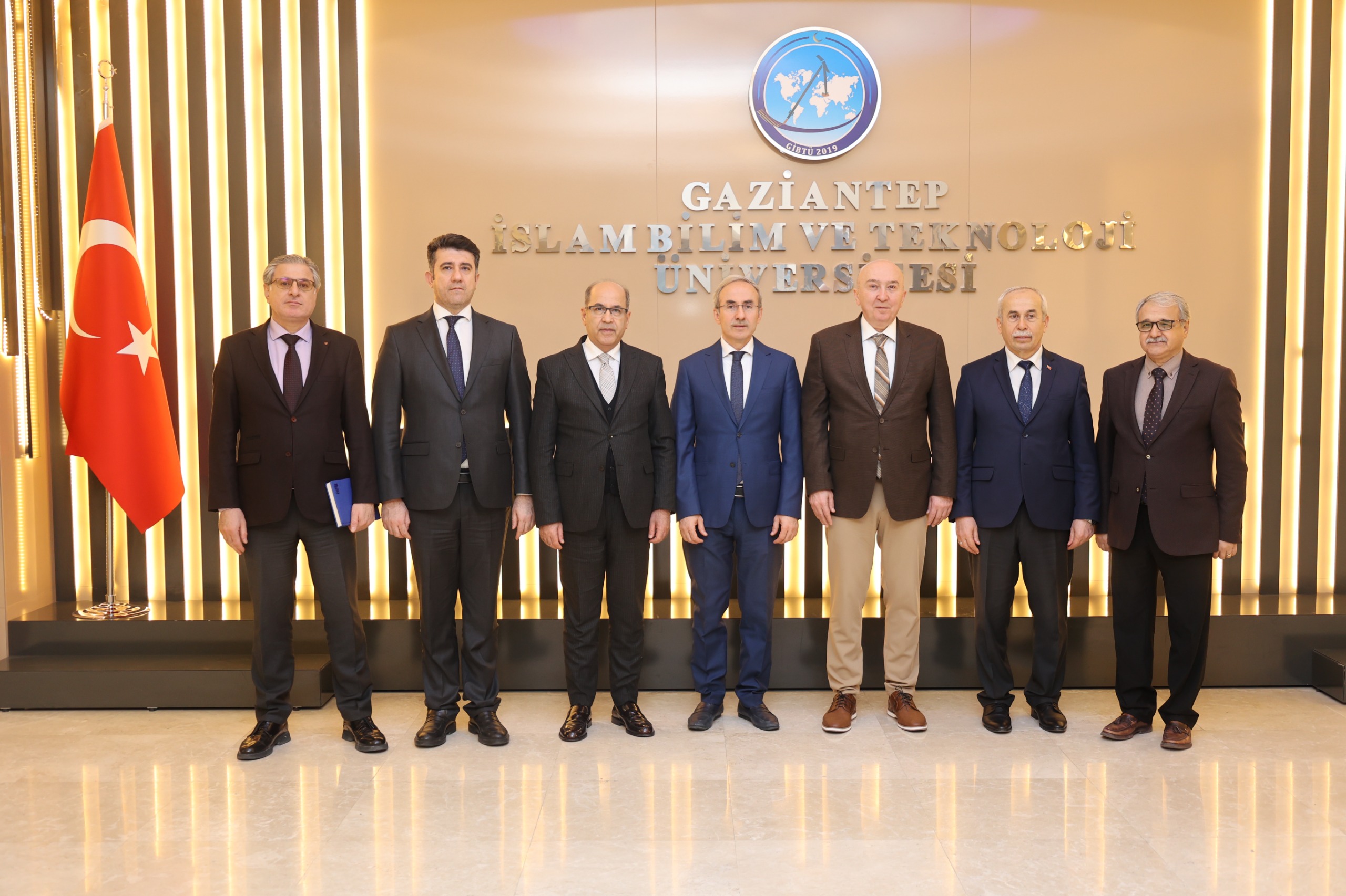 KSÜ Rektörü Prof. Dr. Alptekin Yasım, Gaziantep İslam Bilim ve Teknoloji Üniversitesi Rektörü Prof. Dr. Şehmus Demir’i Ziyaret Etti