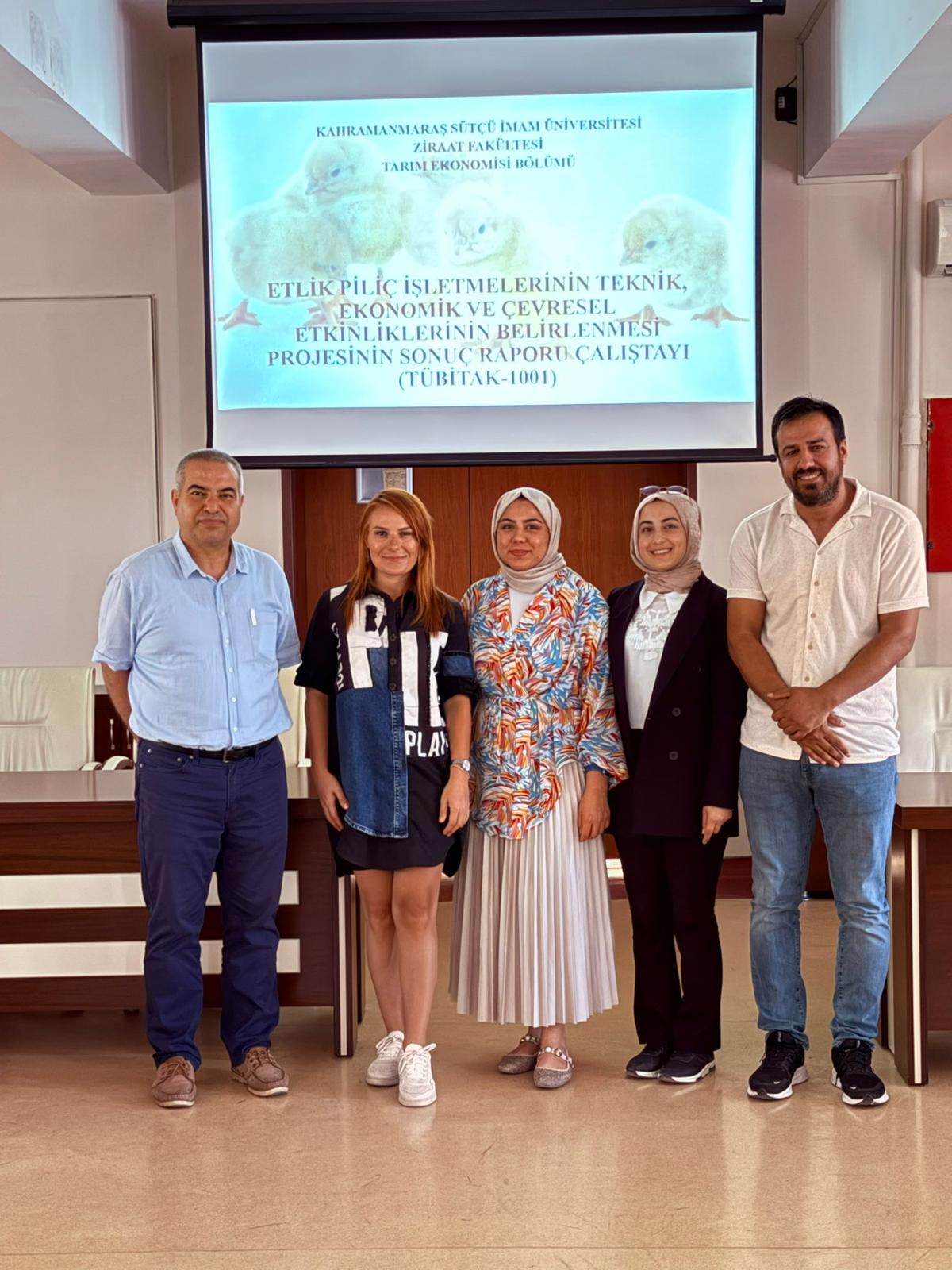 TÜBİTAK 1001 Projesinin Kapanış Çalıştayı KSÜ Ziraat Fakültesi Ev Sahipliğinde Gerçekleştirildi